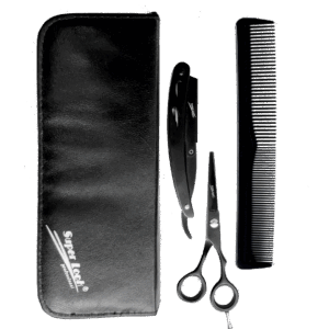 SET NEGRO DE TIJERA 5,5” R8-BK